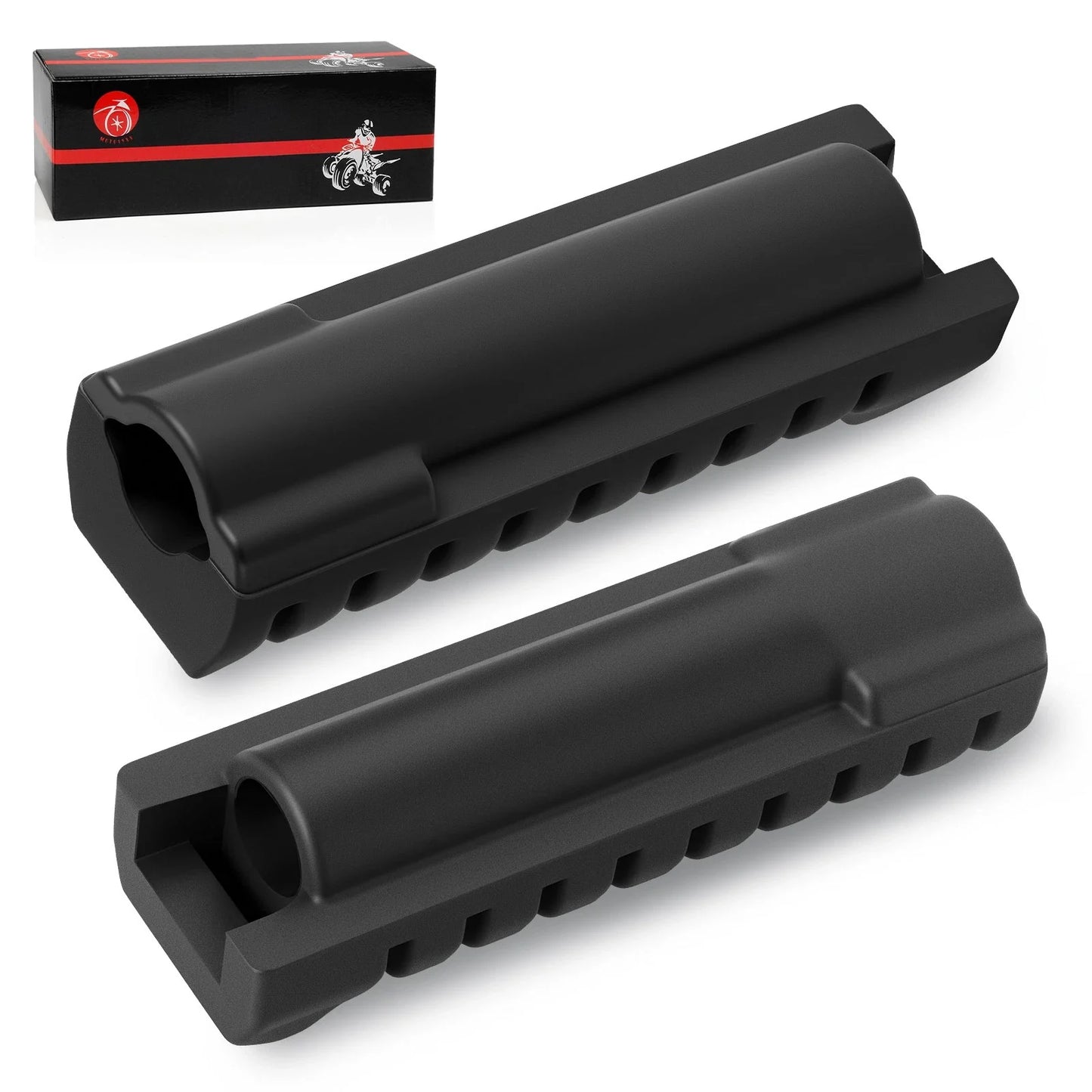Rubber Foot Peg Rest Set of 2 for Suzuki QuadSport 80 LT80 (1987–2006)