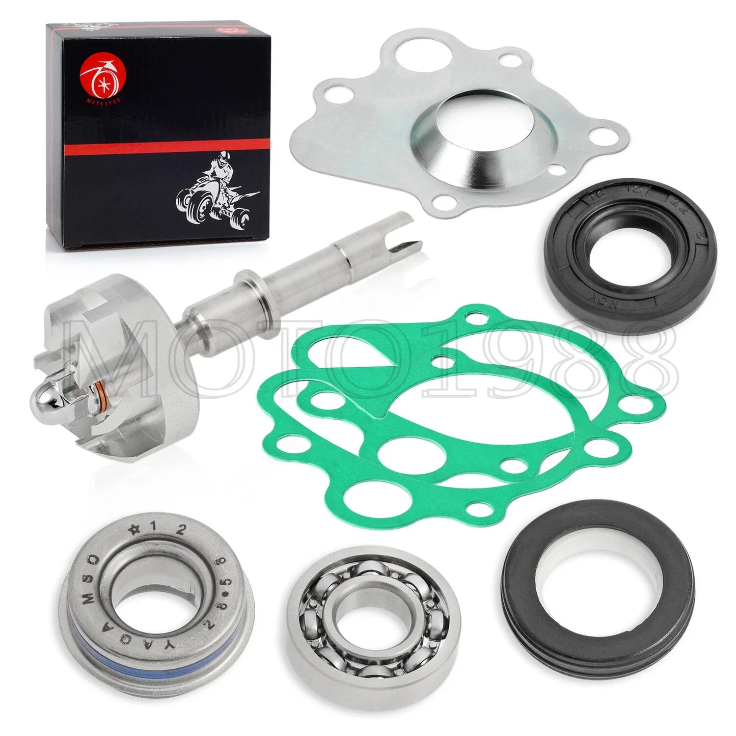 Water Pump Seal IMPELLER & shaft Gasket for Honda ATC250R (1985–1986)