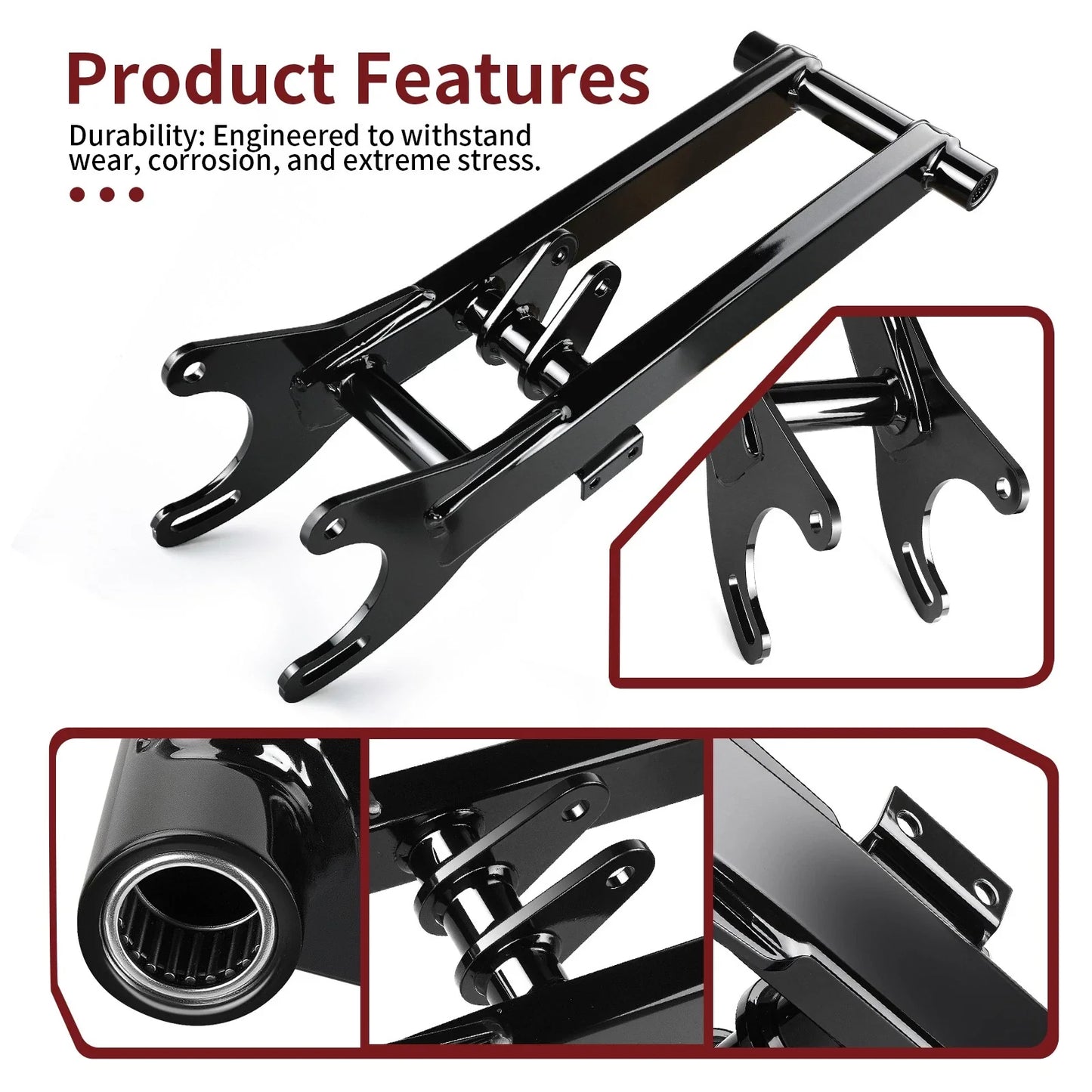 Heavy Duty Extended Chrome Rear Swingarm for Yamaha Banshee 350 (1987-2006)