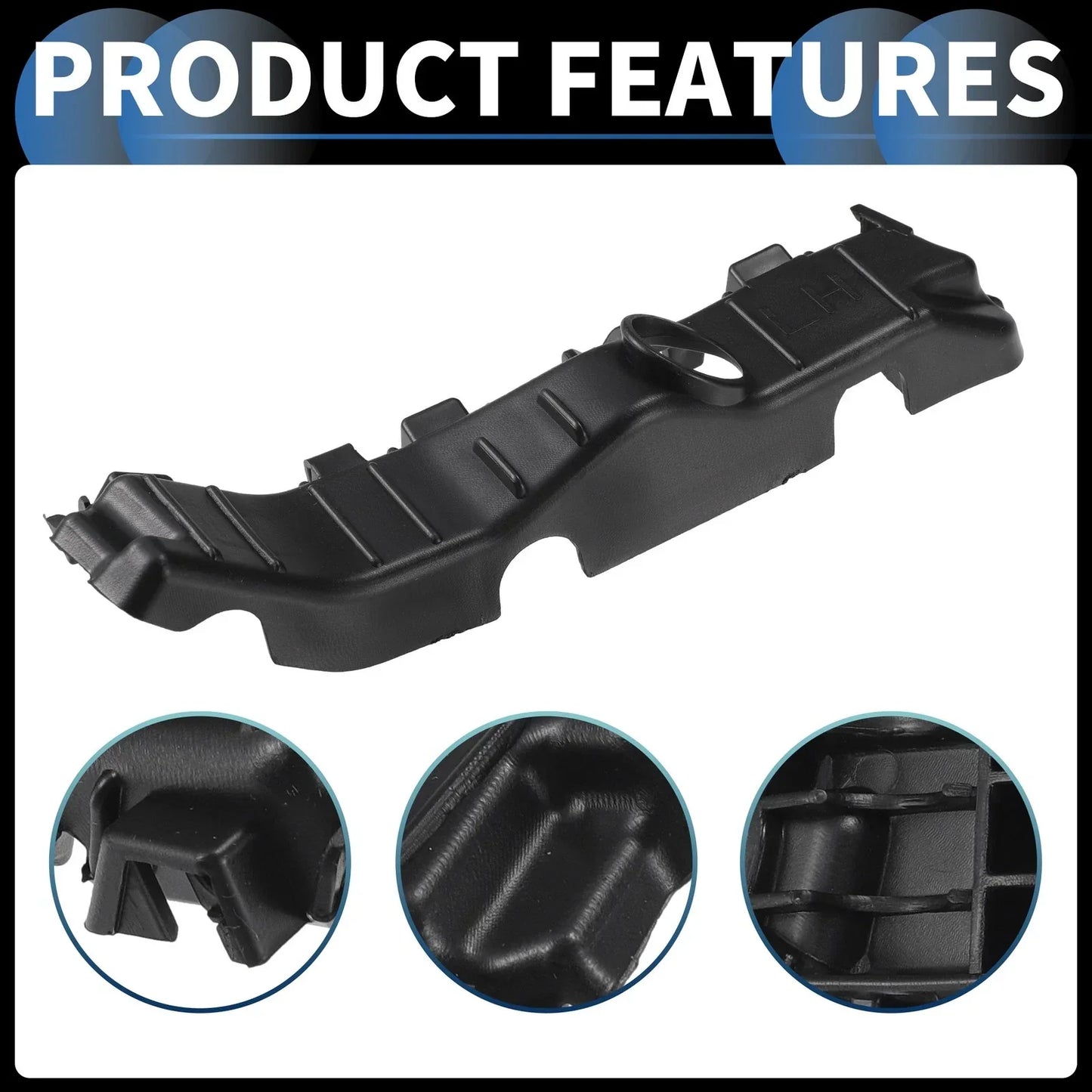 Left Front Bumper Retainer Bracket for Hyundai Venue (2020-2023)