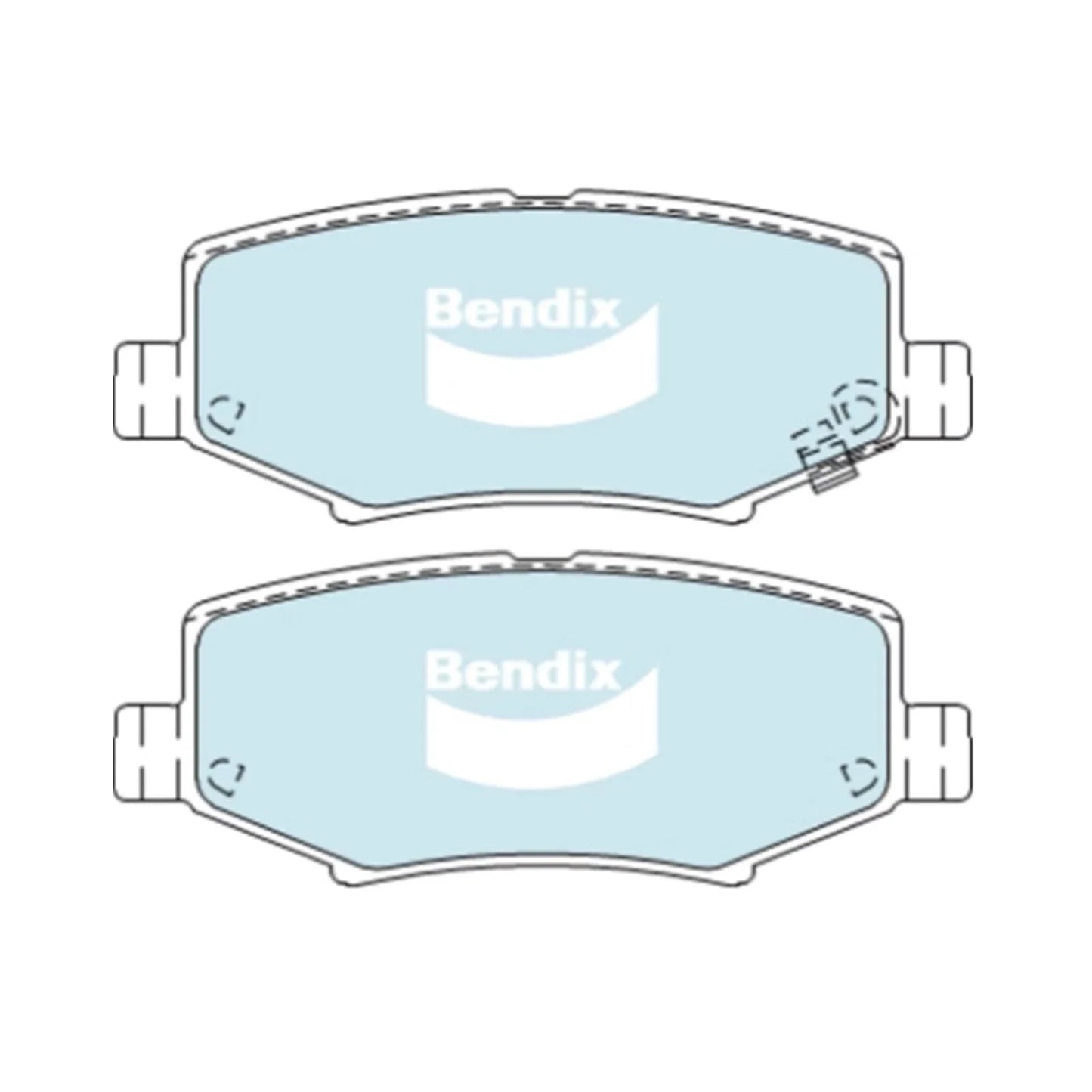4WD Rear Disc Brake Pad Set for Dodge Nitro (2007-2012)