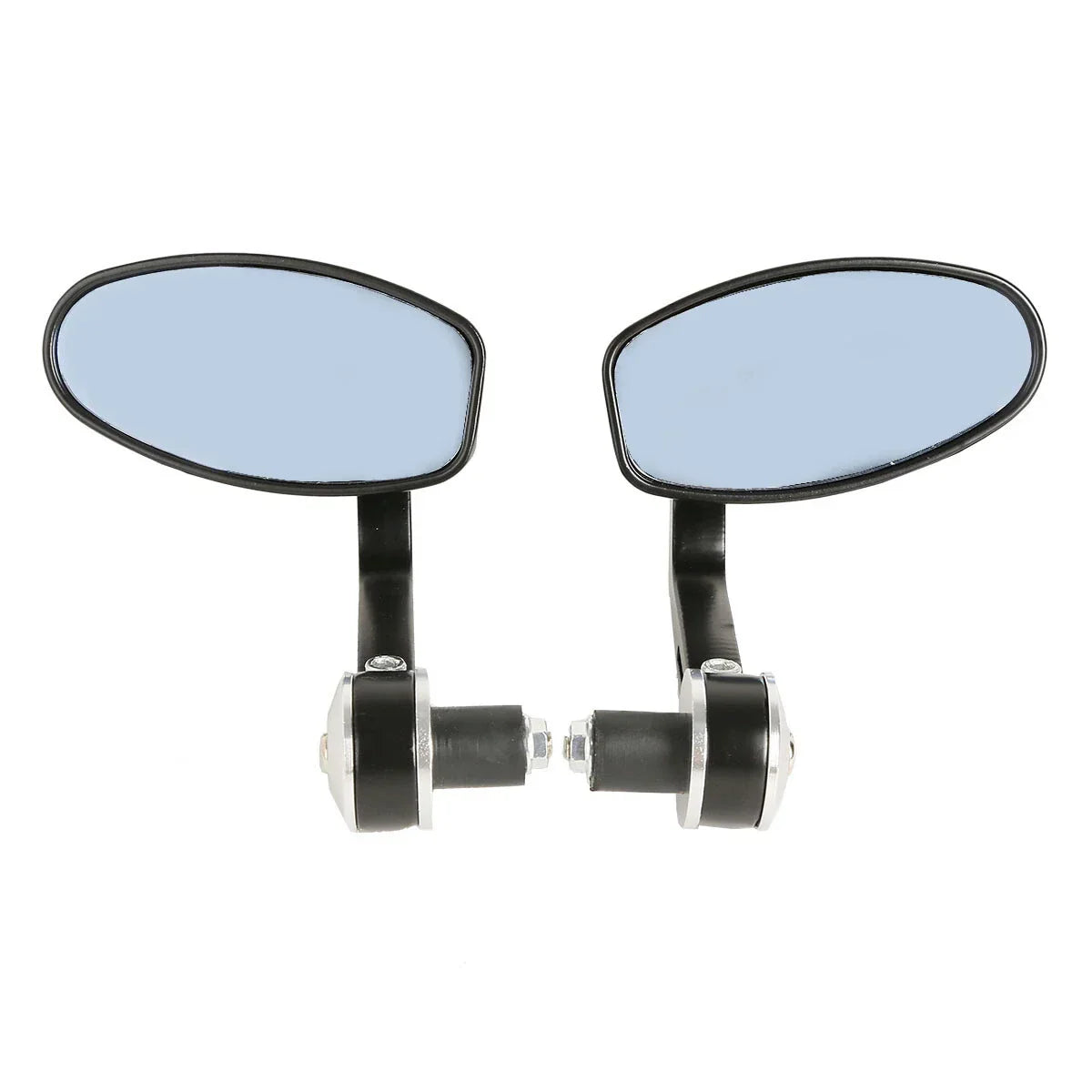 7/8" Handlebar Bar End Rearview Mirrors for Honda Street Bike Chopper