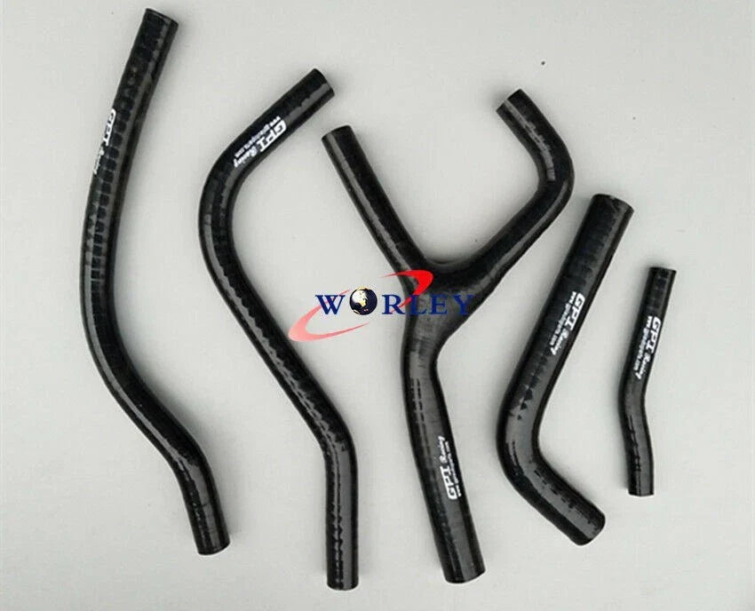 Black Silicone Heater Hose for HONDA CR125 CR125R (1983)