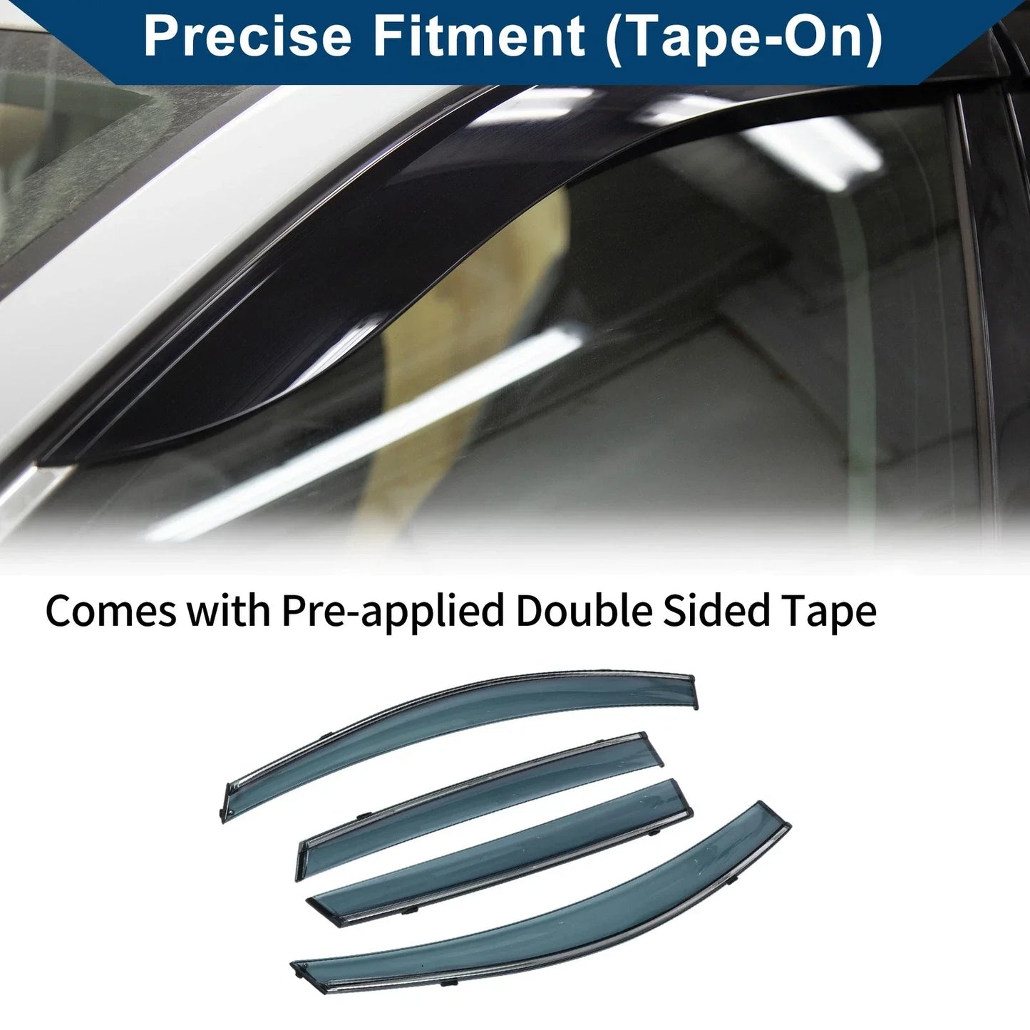 Car Window Deflectors for Hyundai Accent Hatchback (2012-2017)