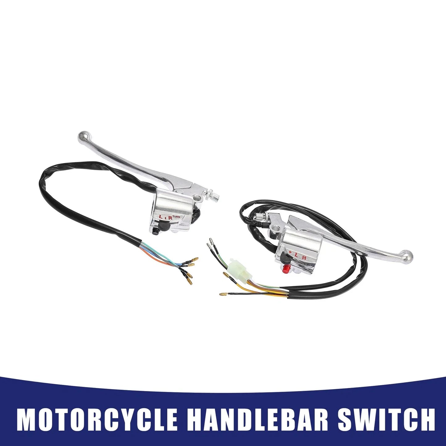 Motorcycle Headlight Foglight Emergency Light Switch for Honda - 2 x Items