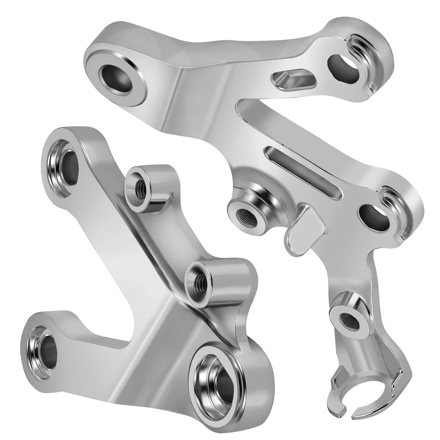 2 x Footpeg Bracket Left+Right for Kawasaki ZZR600 ZZR 600 (2005-2008)