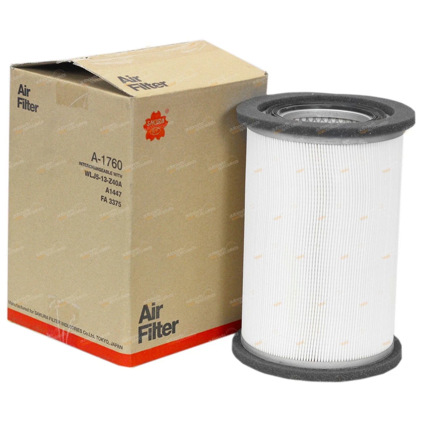Air Filter Cleaner for Mazda B2500 UN 4cyl WL-T 2.5L Engine (1999-2006)