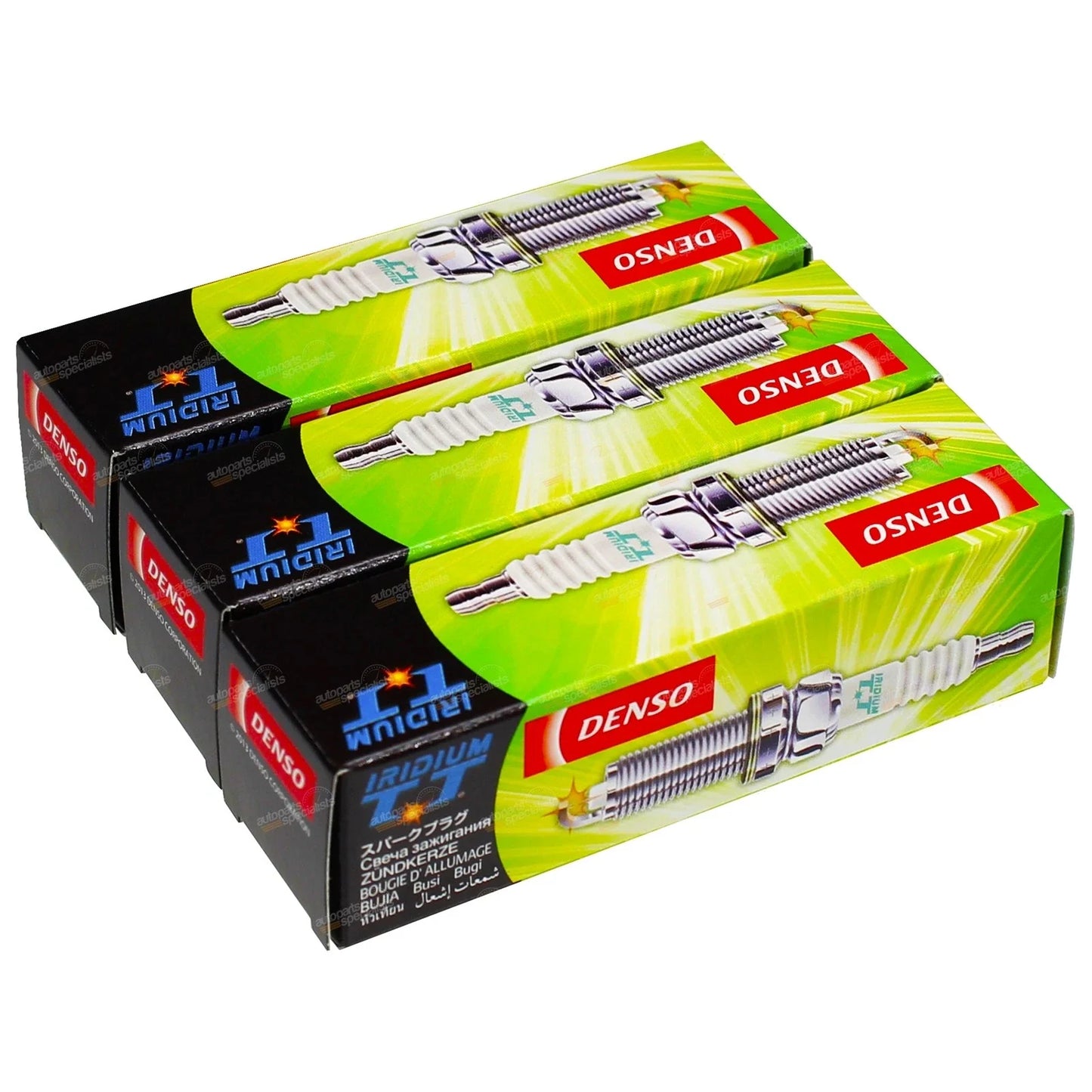 3 x Iridium TT Spark Plugs for Nissan Micra K13 1.2L HR12DE (2010-2016)