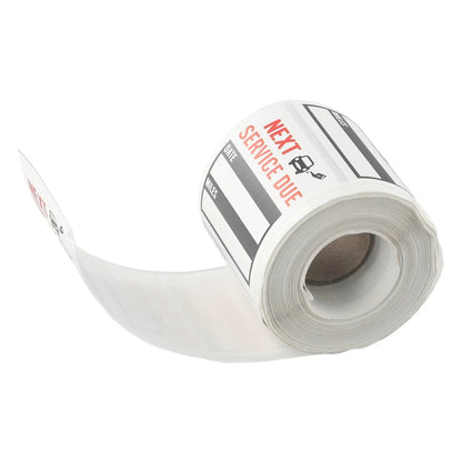 Oil Change Sticker Car Sticker 300pcs/roll Oil Change Service Stickers
