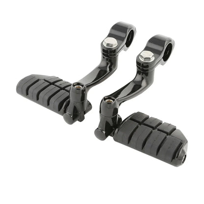 1 1/4" Engine Guard Adjustable Male Mount Highway Footpegs for Harley