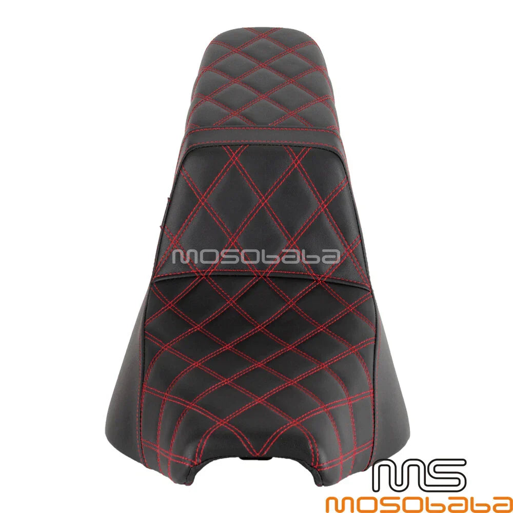 Driver & Passenger Gel Pad Seat for Harley Deluxe FLDE, Slim FLSL, Street Bob FXBB (2018-2023)