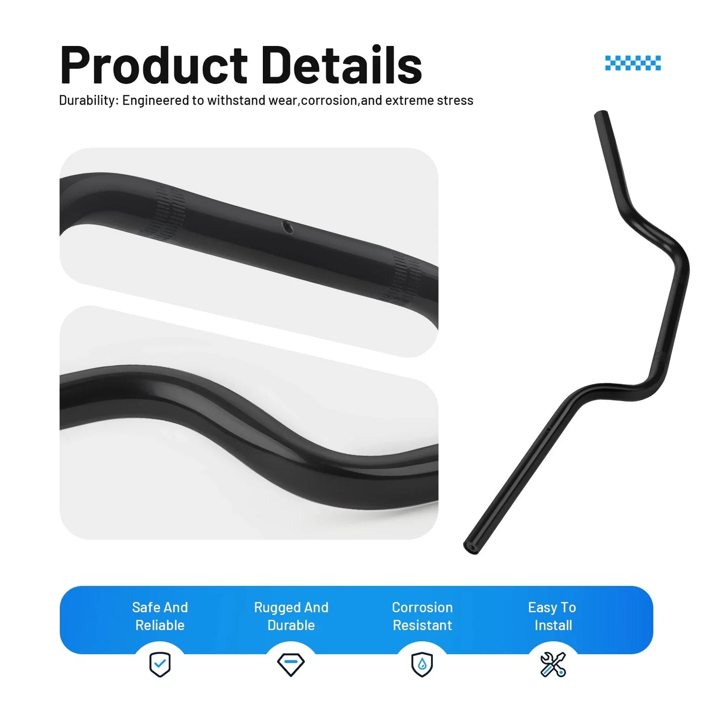 Heavy Duty Handlebar for Honda ATC 200X 250R 350X (1983–1987)