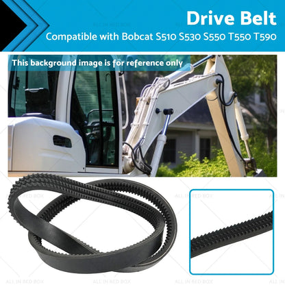 Hydraulic Pump Drive Belt for Bobcat S510 S530 S550 T550 T590 (2011-2023)