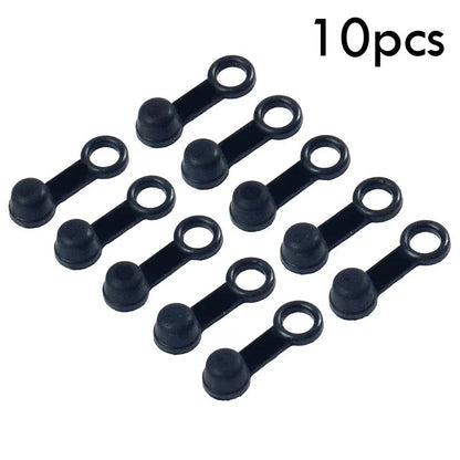 Brake Bleed Nipple Screw Dust Cap Cover Rubber 10pcs for Motorcycle Motorbike