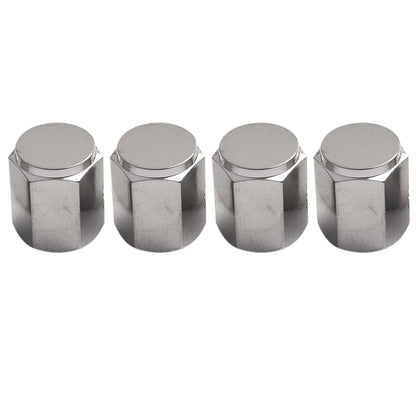 Valve / 4 x Stylish Silver Valve for Lexus CT200h ES350 LX570 RX350 IS350