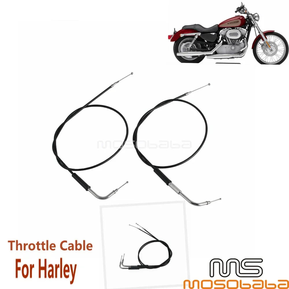 1.5m Throttle Cable for Harley Sportster XL883 XL1200 (1996-2015)
