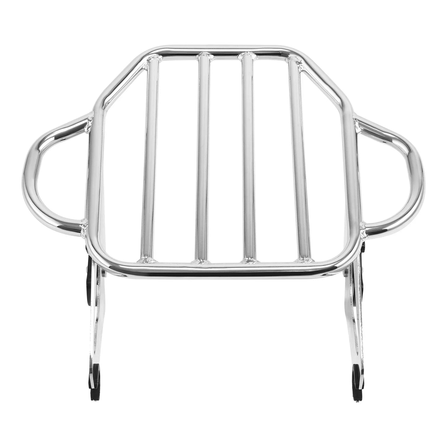 Chrome Detachable 2-Up Mount Luggage Rack for Harley Touring (2009-2024)