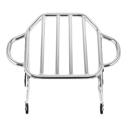 Chrome Detachable 2-Up Mount Luggage Rack for Harley Touring (2009-2024)