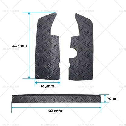 Rear Alloy Bumper Protector Trim for Suzuki Jimny (2019-2023)