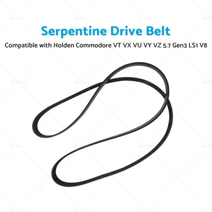Drive Belt for Holden Commodore VT VX VU VY VZ 5.7 Gen3 LS1 V8 (1997-2007)