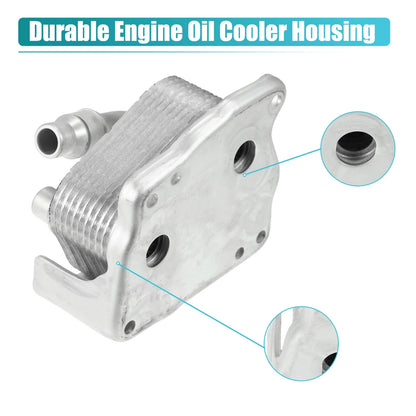 Oil Cooler Housing with Gasket Assembly for BMW 120i 318i