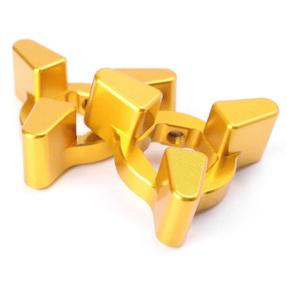 CNC 14mm Fork Preload Adjusters for Universal Suspension - Gold