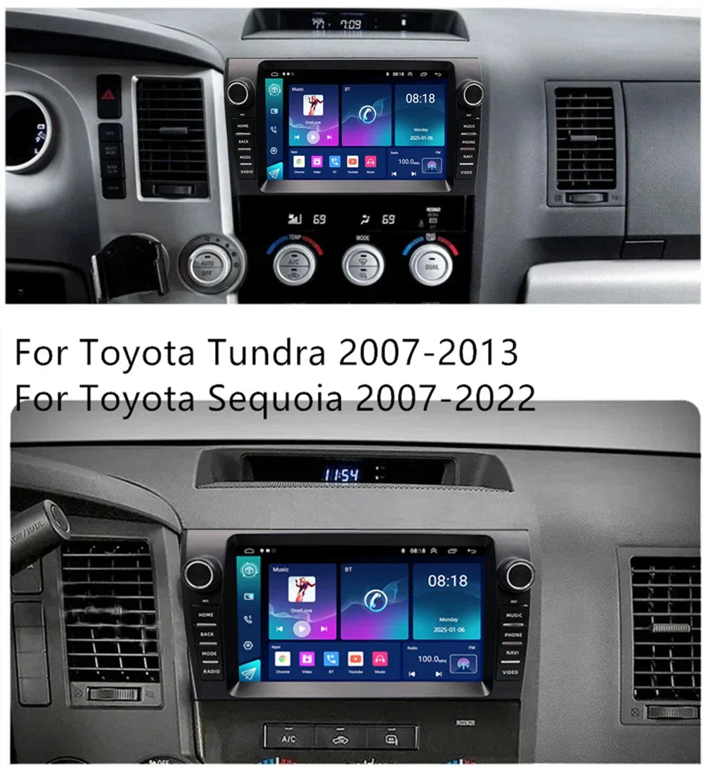 9'' Carplay Stereo Radio GPS for Toyota Tundra, Sequoia (2007-2022)