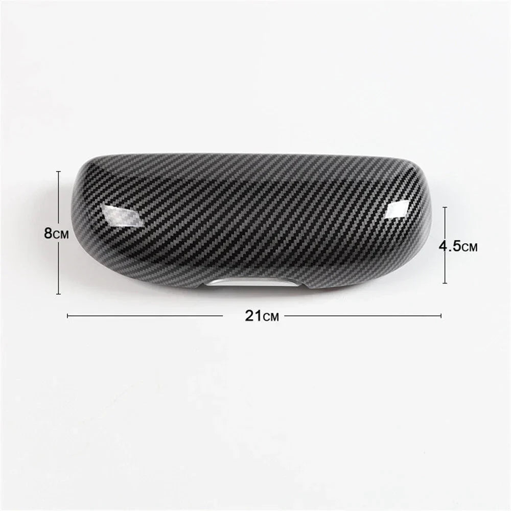 Carbon Fiber Look ABS Sunglasses Case for Benz A B C E S GL GLA GLC GLS