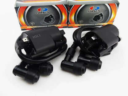 FORSETI Ignition Coil Spark Plug Cap Assembly for YAMAHA FJ1100 (84-85)