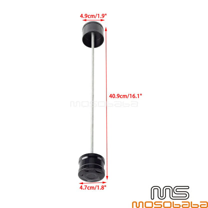 Black Wheel Axle Slider for Harley Nightster RH975 (2022-2023)