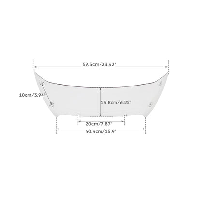 6" Clear Windshield For Harley CVO Road Glide (2023-2025)
