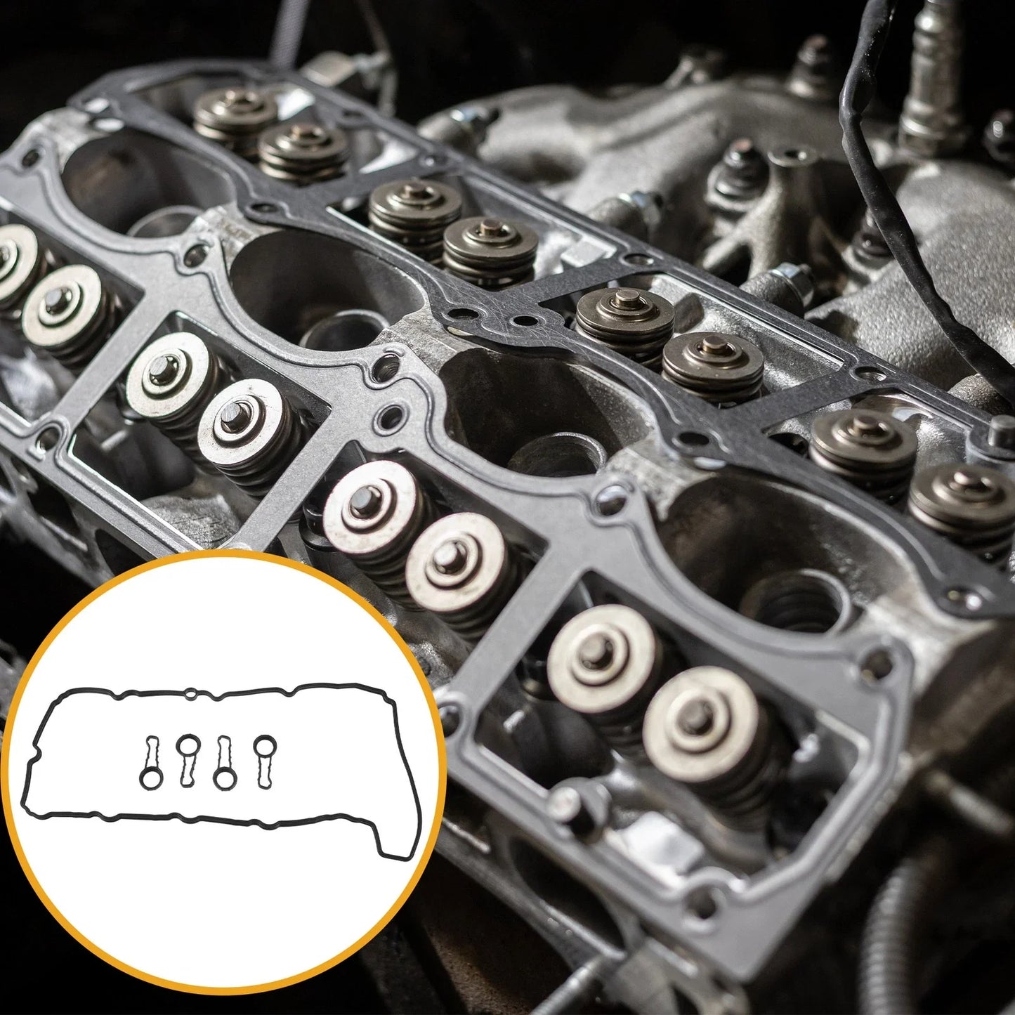 Engine Valve Cover Gasket Set Replacement for BMW 1 Series