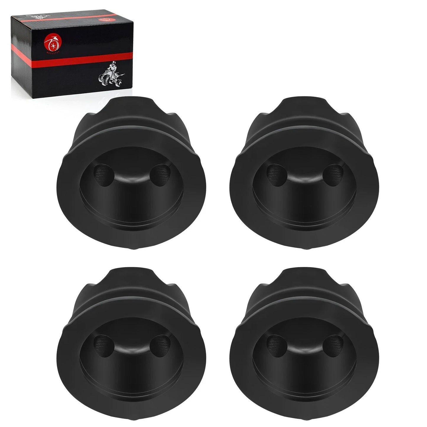 2 x Front And Rear Wheel Hub Caps for Suzuki King Quad (2003–2016)