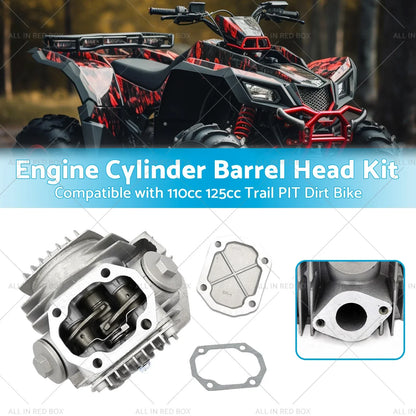 Engine Cylinder Barrel Head for 110cc 125cc Trail PIT Bike Quad Dirt
