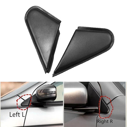 LH & RH Rearview Triangle Molding Covers for Mitsubishi Lancer Evolution (2008-2015)