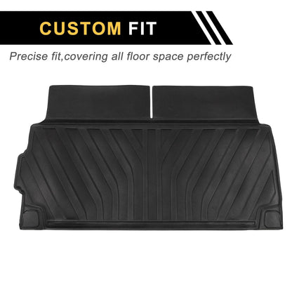 Cargo Liner Rear Trunk Mat Diamond Pattern TPE for BMW X7 7 Seats (2019-2024)