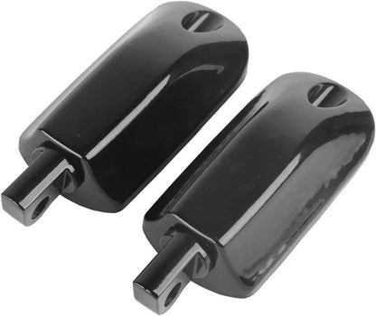 BLACK Motorcycle Footpeg Rest Footrest for Harley Touring Dyna Softail