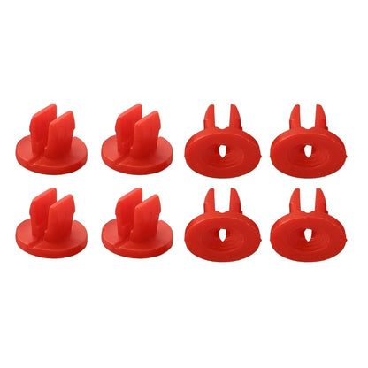 30 x Red Underbody Shield Nuts for Ford