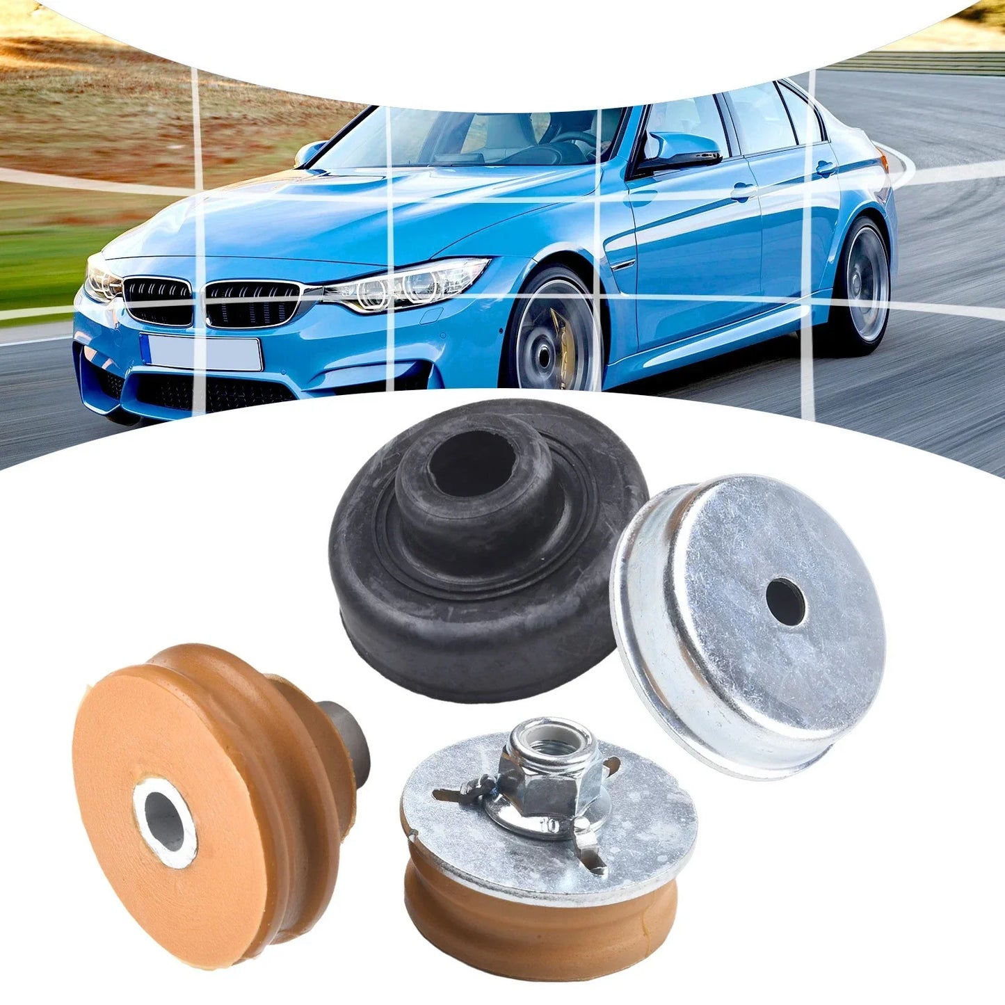 Top Notch Upper Shock Mounting Kit for BMW E81–E91 (2004–2013)