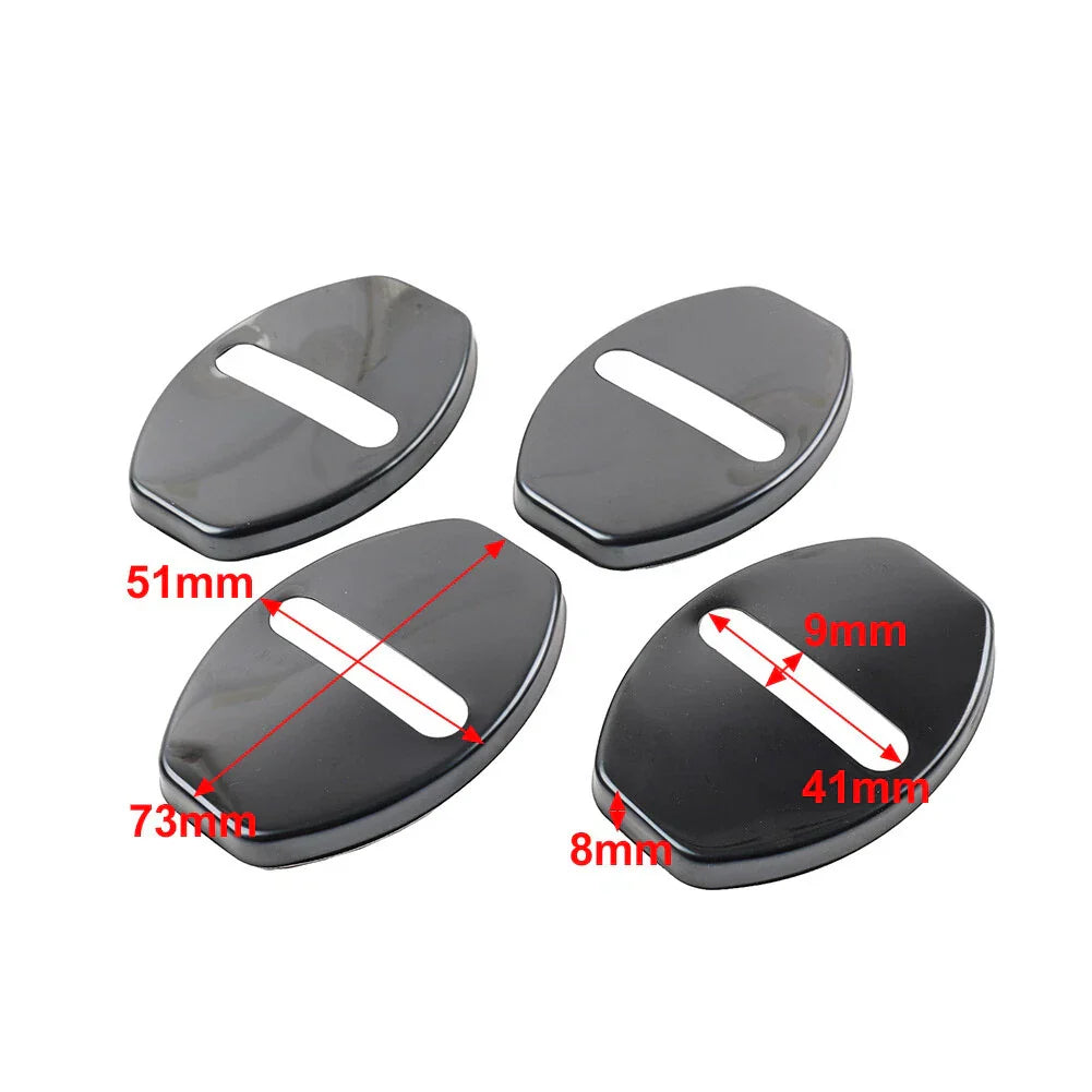 Red Door Lock Protective Cover for Audi A3 A4 TT S3 S4 VW Golf Passat Tiguan