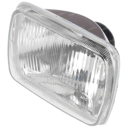 7 x 5 Rectangular Semi Sealed Beam Glass Headlight Pair for H4 Lamps