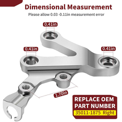Front Right Foot Peg Mount for Kawasaki ZX-6R / ZX-9R / ZZR600 (1998–2008)