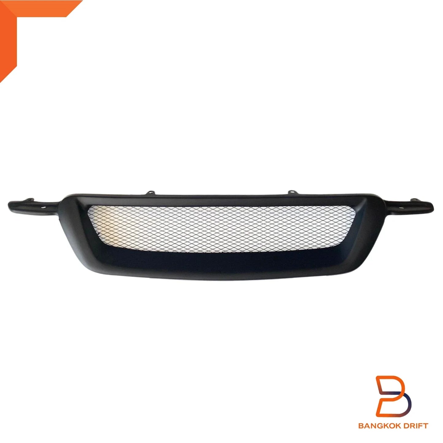Matte Black Front Mesh Grille Garnish for Honda CR-V (2002-2006)