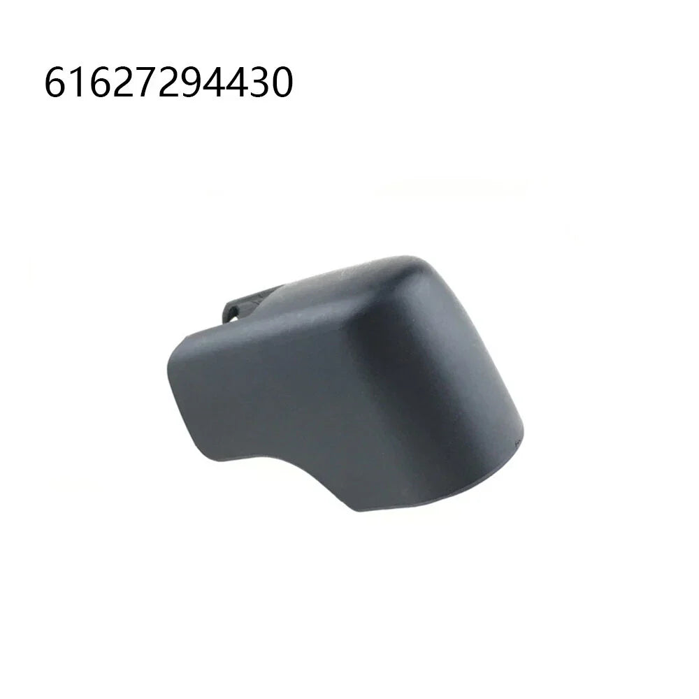 Black Plastic Rear Windshield Washer Wiper Arm Cap Cover for BMW