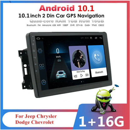 10.1" Android Stereo GPS Radio for Jeep Wrangler Unlimited Patriot (2011-2023)