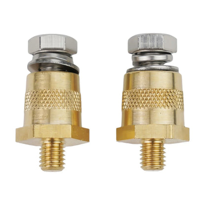 2 x M8 battery Pole Adapter Car Battery Terminals with Stainless Screws