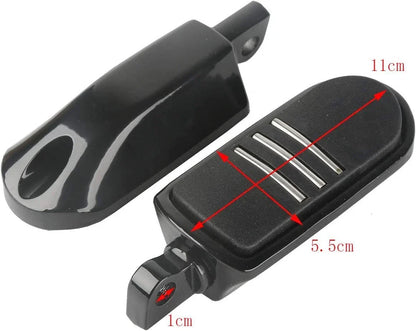 Black Streamliner Style Footpegs for Harley Davidson