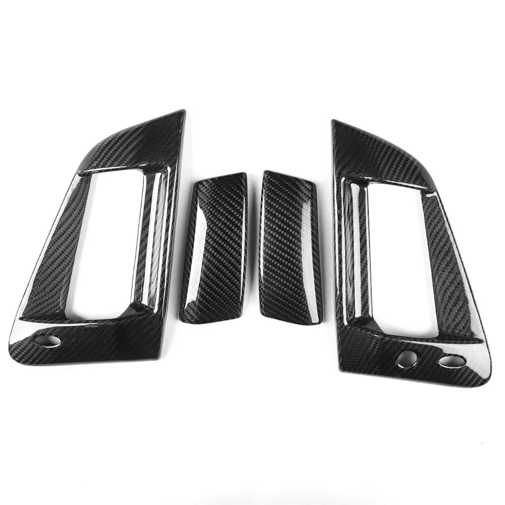 Real Carbon Fiber Exterior Door Handle Covers for 2009-2021 Nissan 370Z Z34