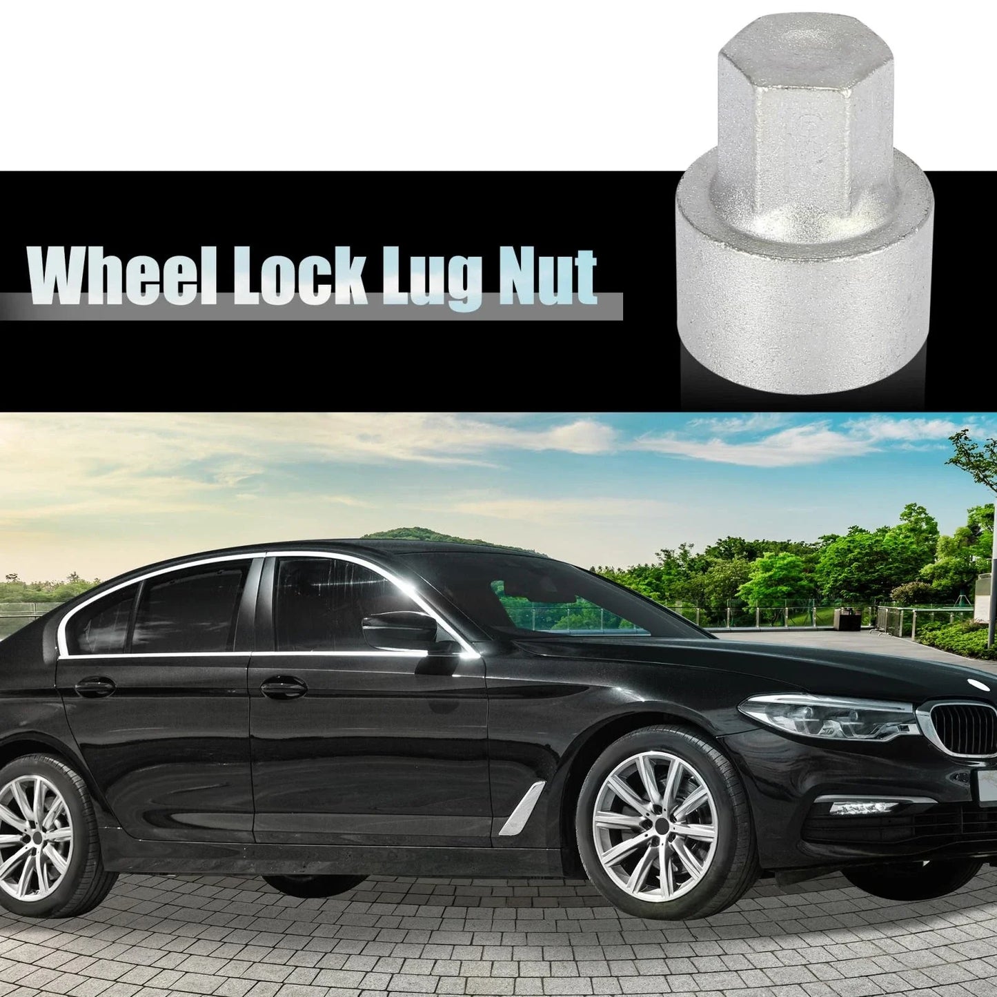 Wheel Lock Lug Nut Anti Theft Removal Key for BMW 3 Series 5 Series 7 Series