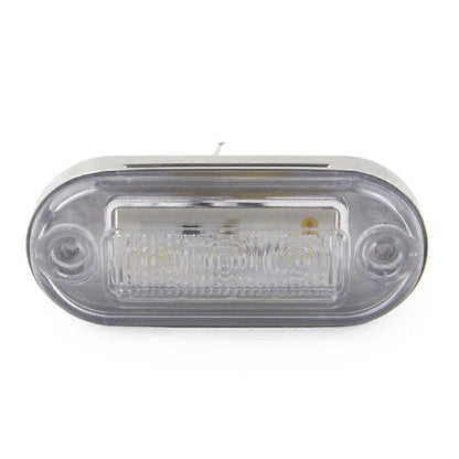 3 x 12V SMD LED Signal Light Lamp White Indicator for Truck Trailer RV Boat